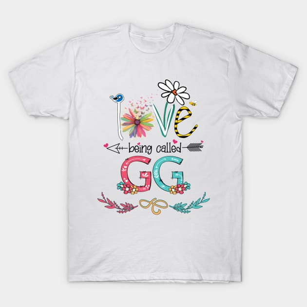 Love Being Called Gg Happy Mother's Day T-Shirt by KIMIKA